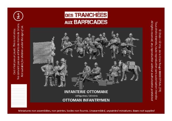 Infanterie Ottomane (28mm résine)